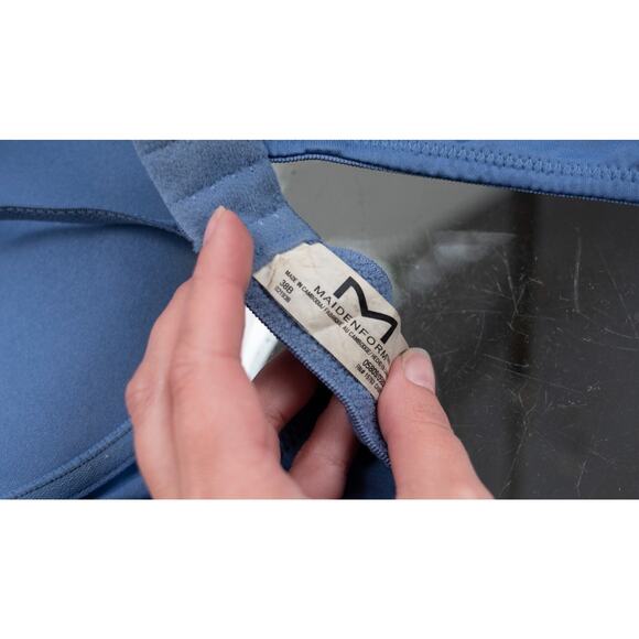 Maidenform Self Expressions Convertible Push-Up Lace Wing Bra 5809 Blue 38B - Picture 5 of 5